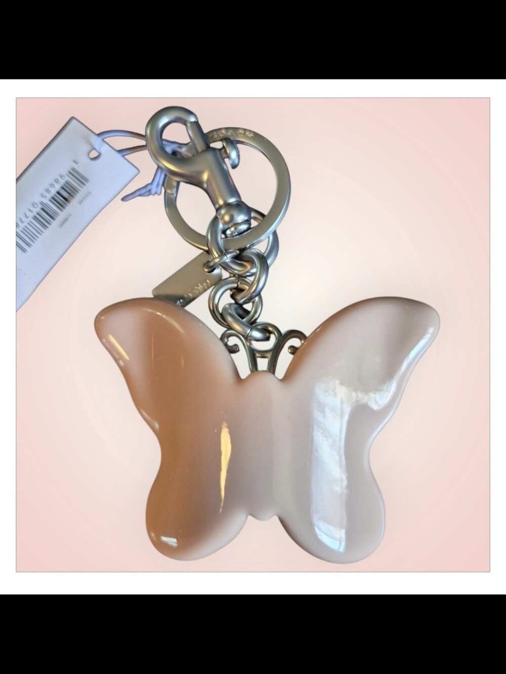 Coach Butterfly Bag Charm (Style Number CCD44) Whimsical Accessory - Picture 5 of 8